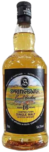 スプリングバンク ローカルバーレイ 16年 - ウイスキーの日