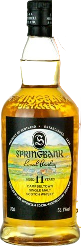 スプリングバンク ローカルバーレイ 11年 - ウイスキーの日