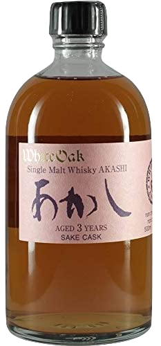 あかし シングルモルト　３年　日本酒　CASK - ウイスキーの日